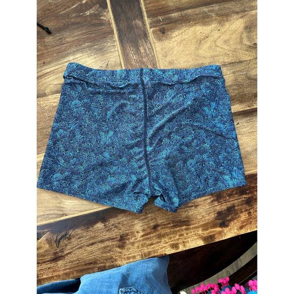 Speedo Men's Swimsuit Square Leg Printed Swim Shorts Size Medium - Picture 6 of 6